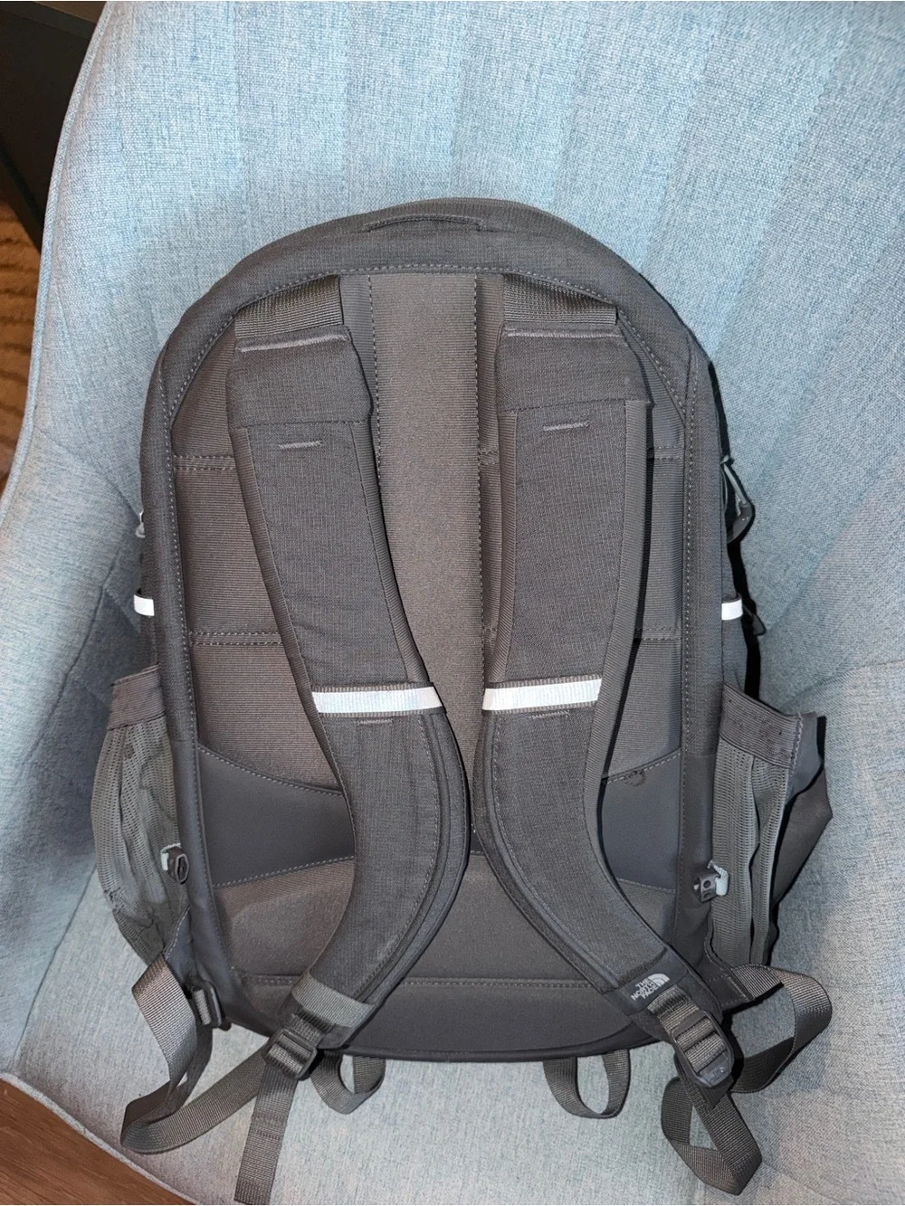 The North Face Borealis Backpack in Black with Gray Accents